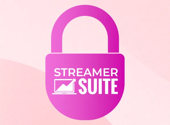 StreamerSuite DMCA Logo - Pink