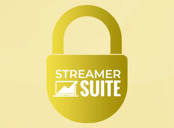 StreamerSuite DMCA Logo - Yellow
