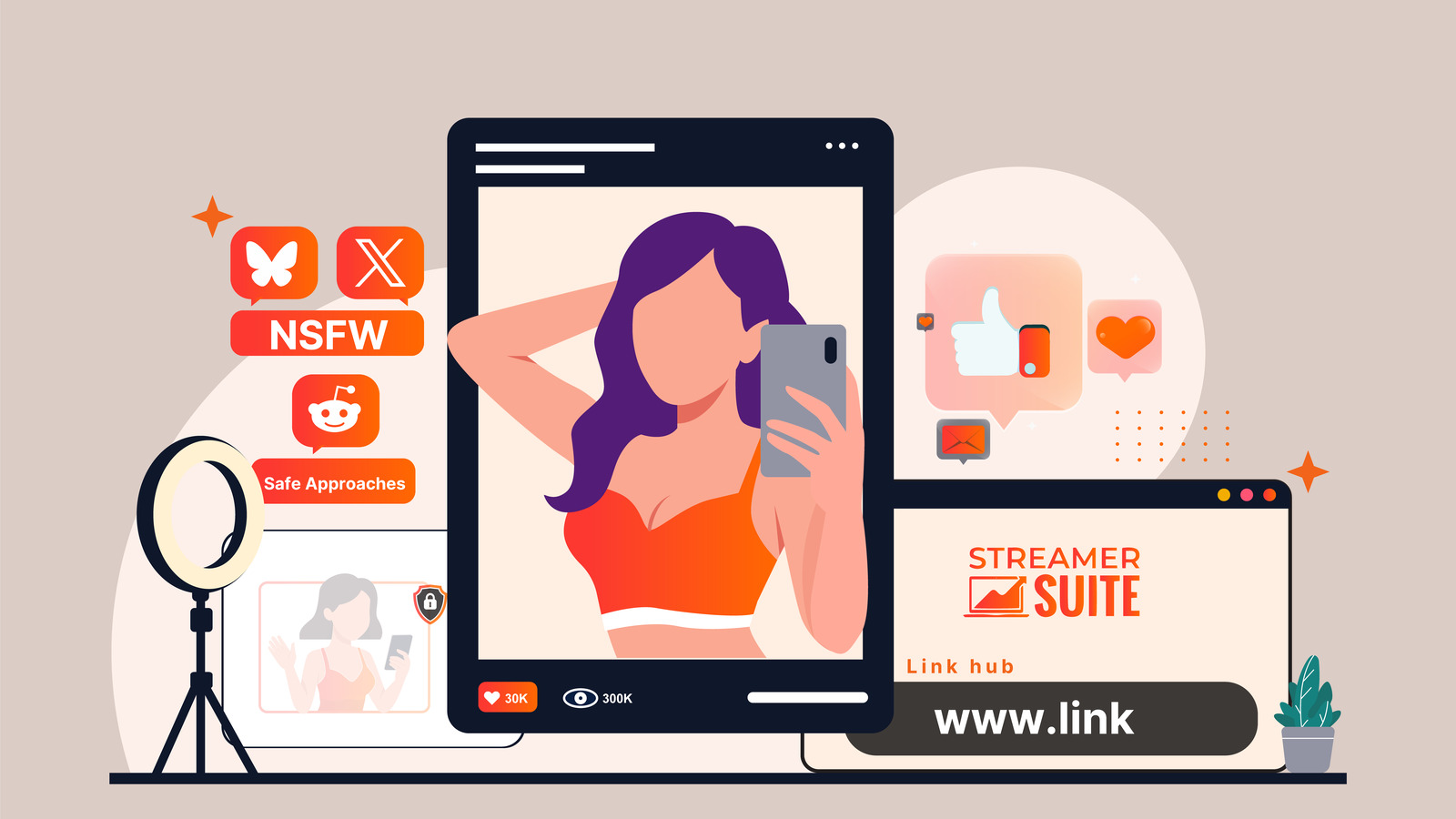 What to Post on Social Media as a Cam Model - Without Breaking TOS