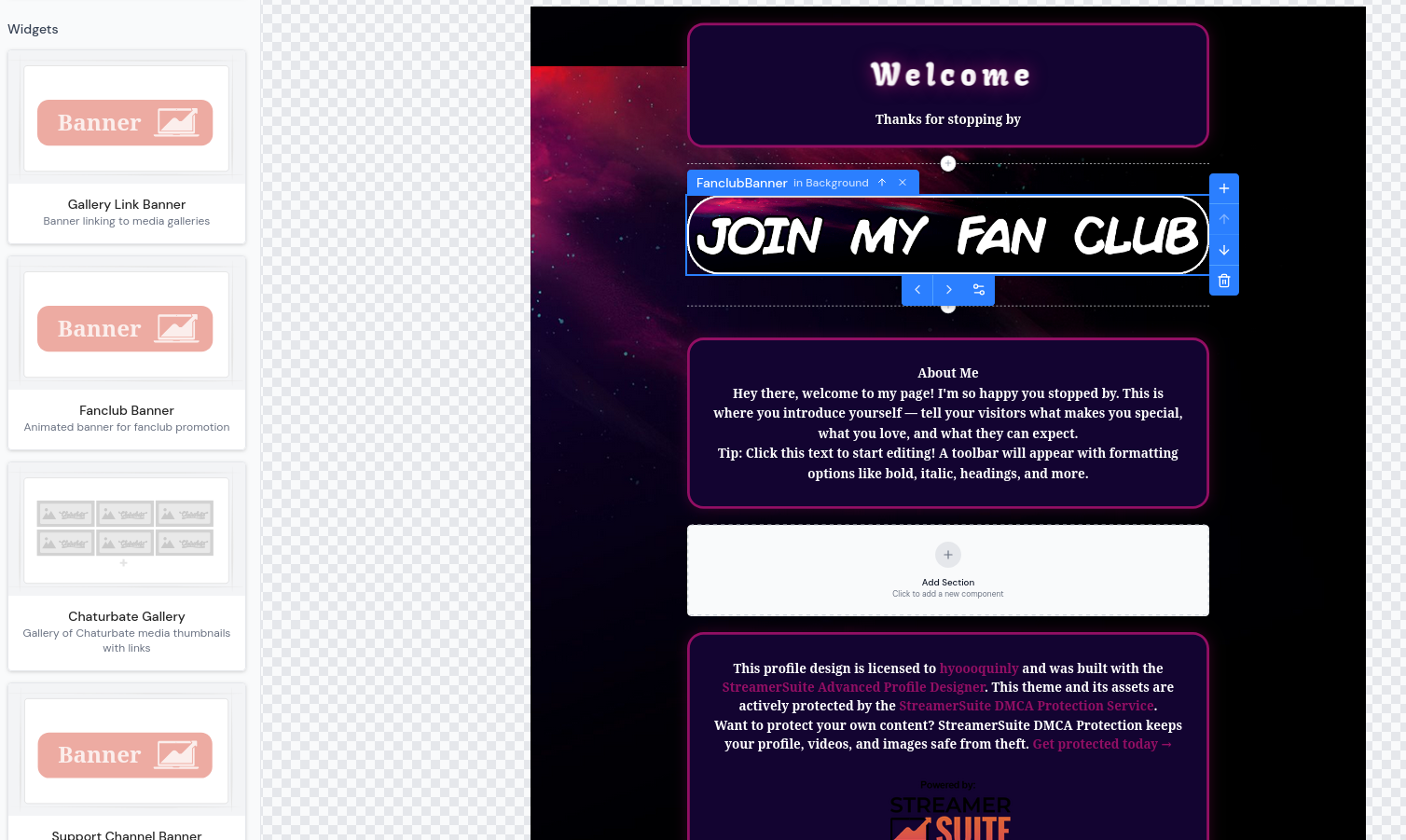 Screenshot - Fanclub Banner